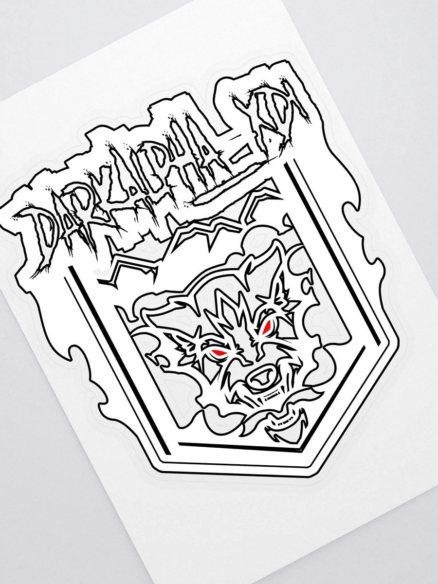 DarkAlpha Premium Sticker product image (2)