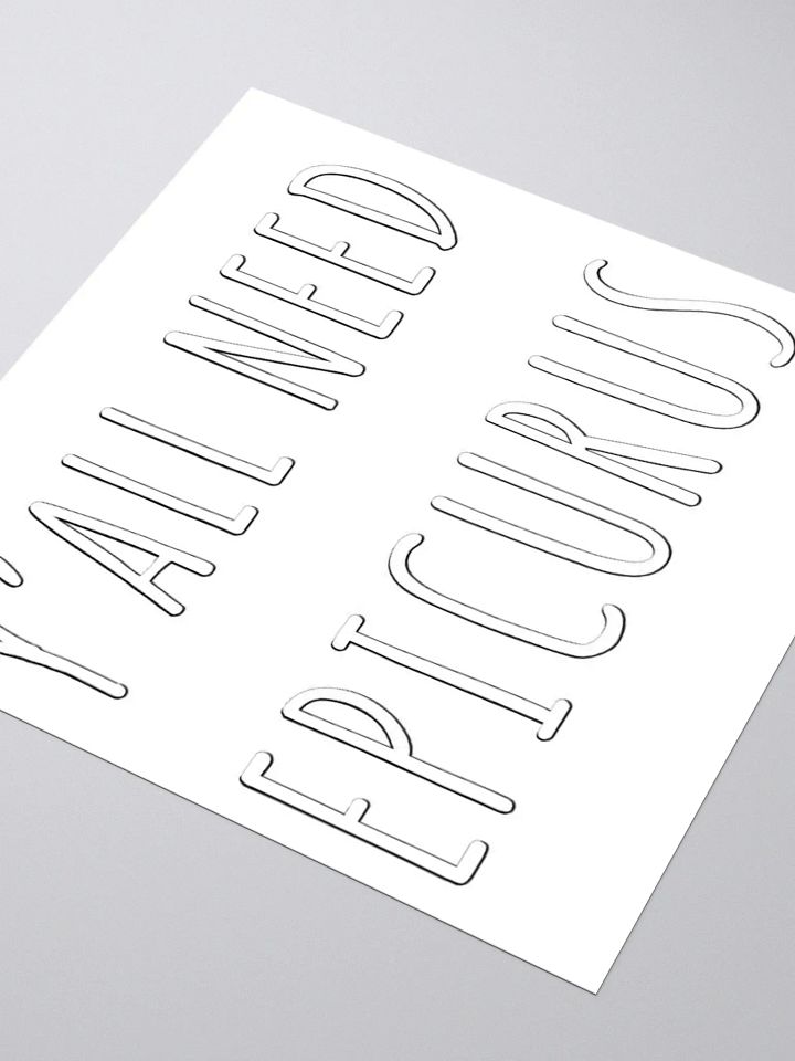 Y'all Need Epicurus (Sticker) product image (2)