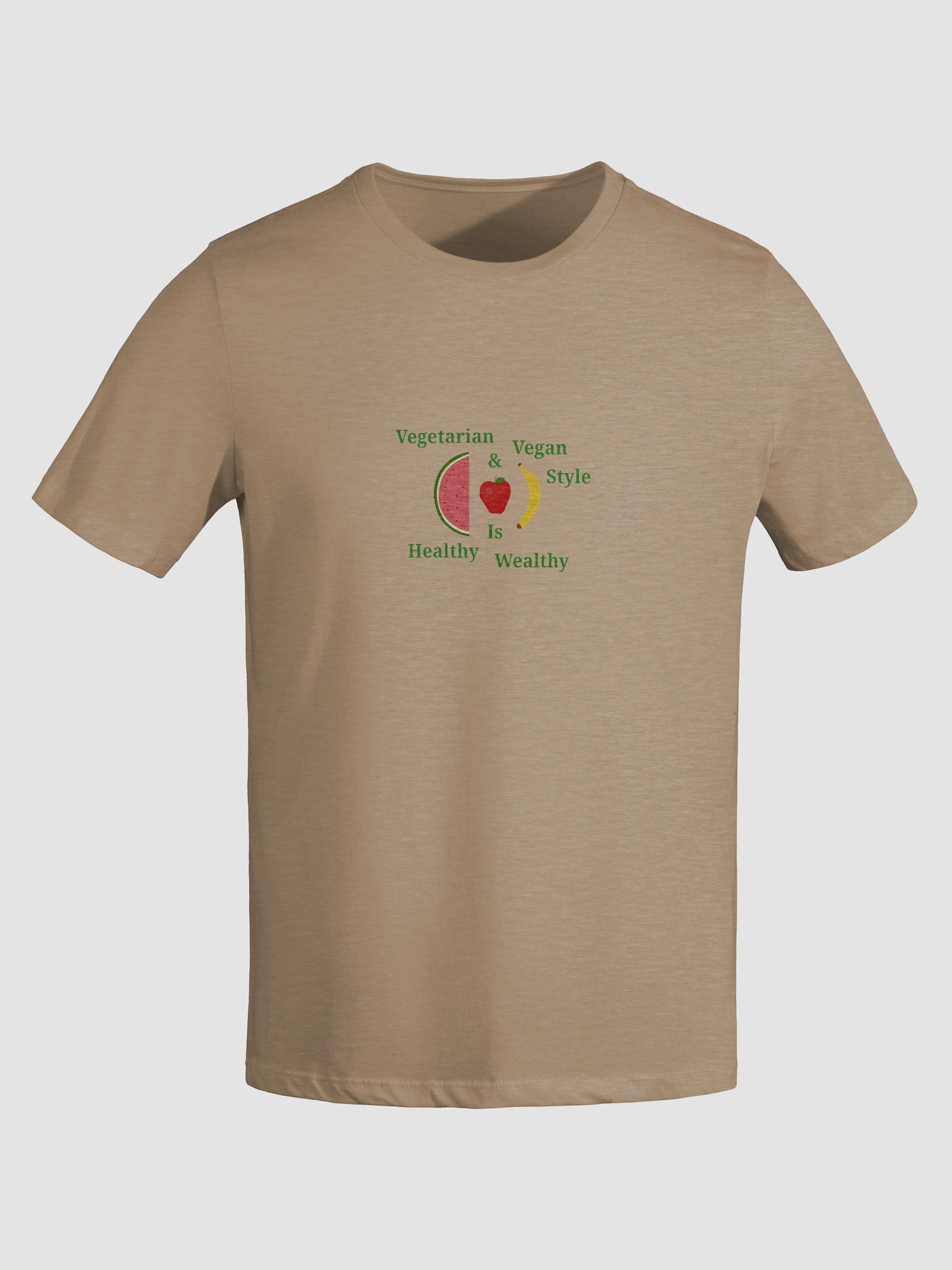 Healthy Wealthy Vegetarian & Vegan Tee product image (7)