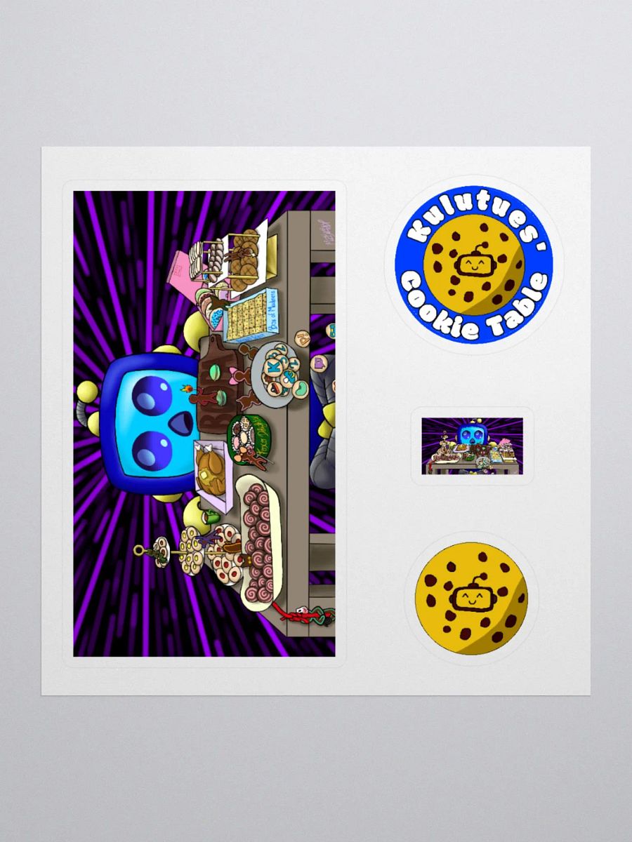 Sticker Sheet - Cookie Table by MizBizBby product image (2)
