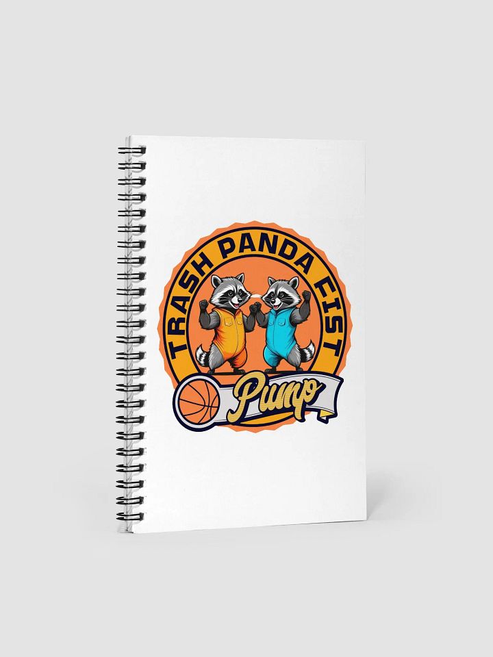 Trash Panda Fist Pump Basketball Spiral Notebook product image (1)