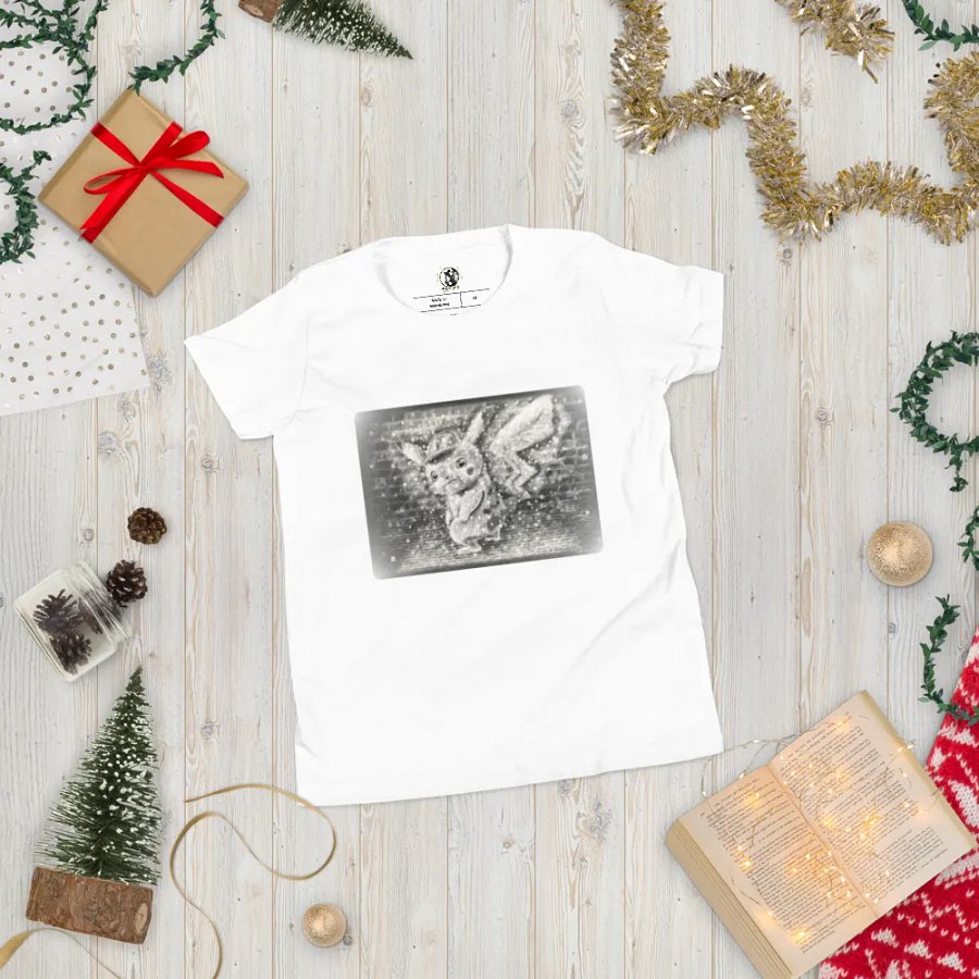 Nashīnasu - Pikachu Drawing White T-Shirt product image (5)