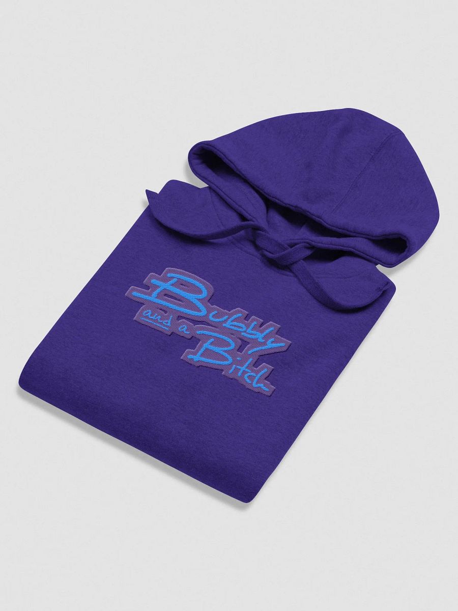 Bubbly and a B*tch (violet design) embroidered heavyweight hoodie product image (36)