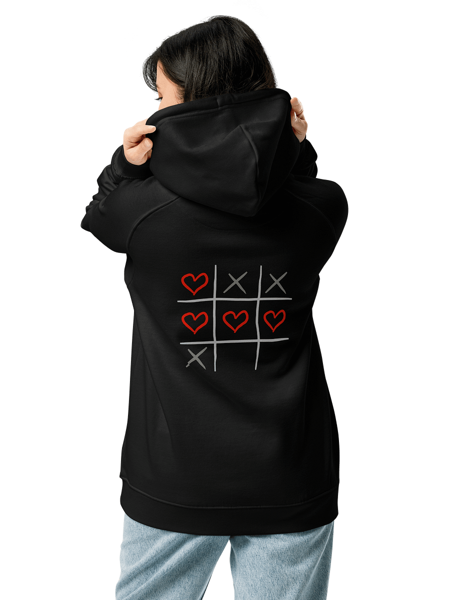 Organic UNISEX Hoodie, Tic-Tac-Toe product image (5)