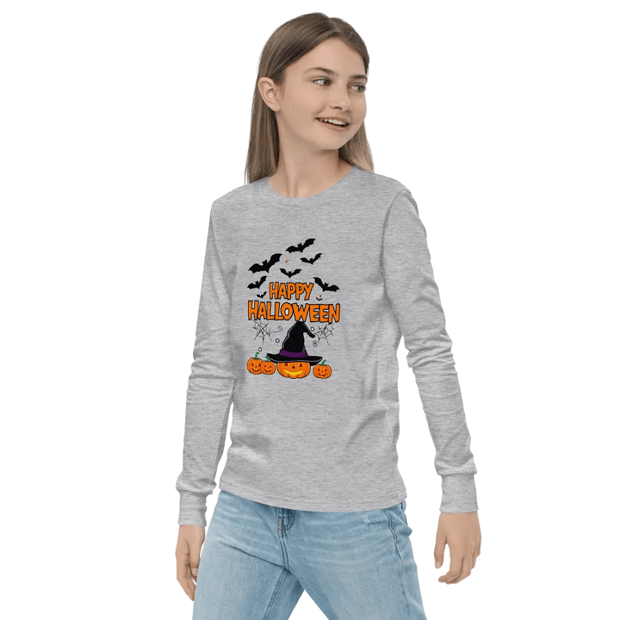 Happy Halloween Youth L/S Tee product image (6)