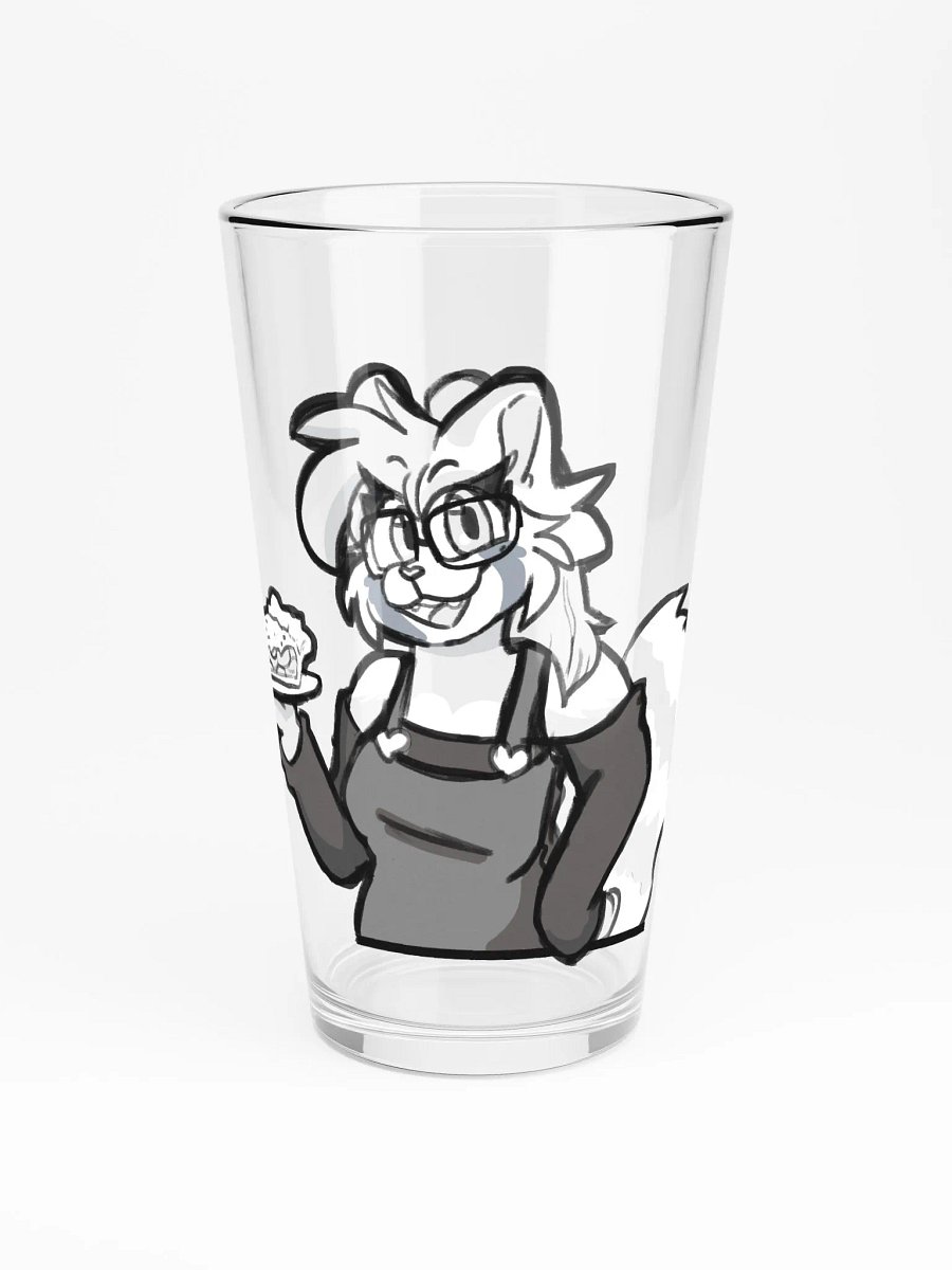 Pie-loving Red Panda Shaker Pint Glass product image (3)