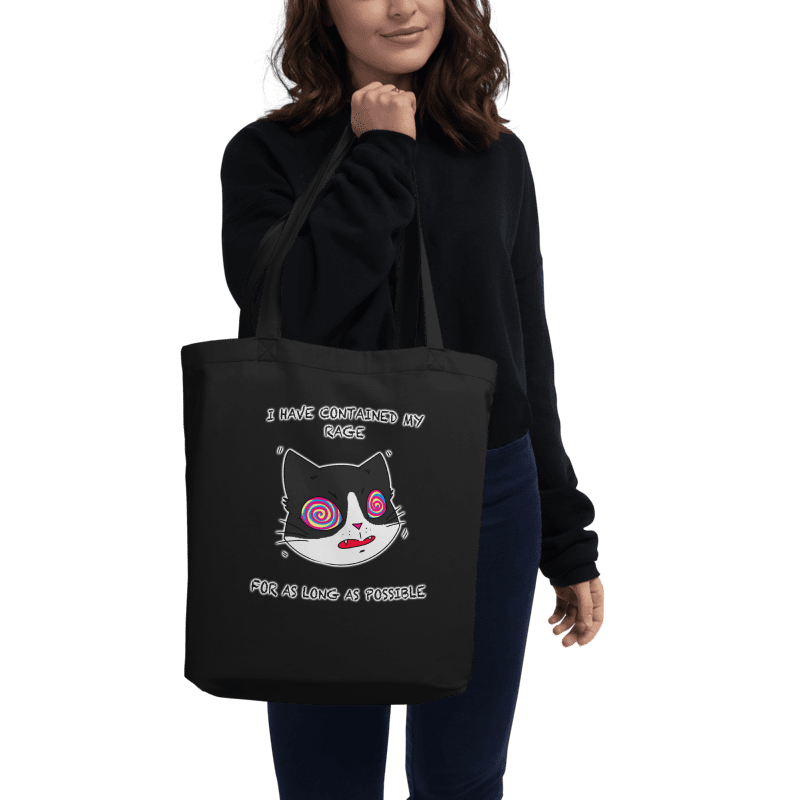 Rage Cat Totebag / Black product image (3)