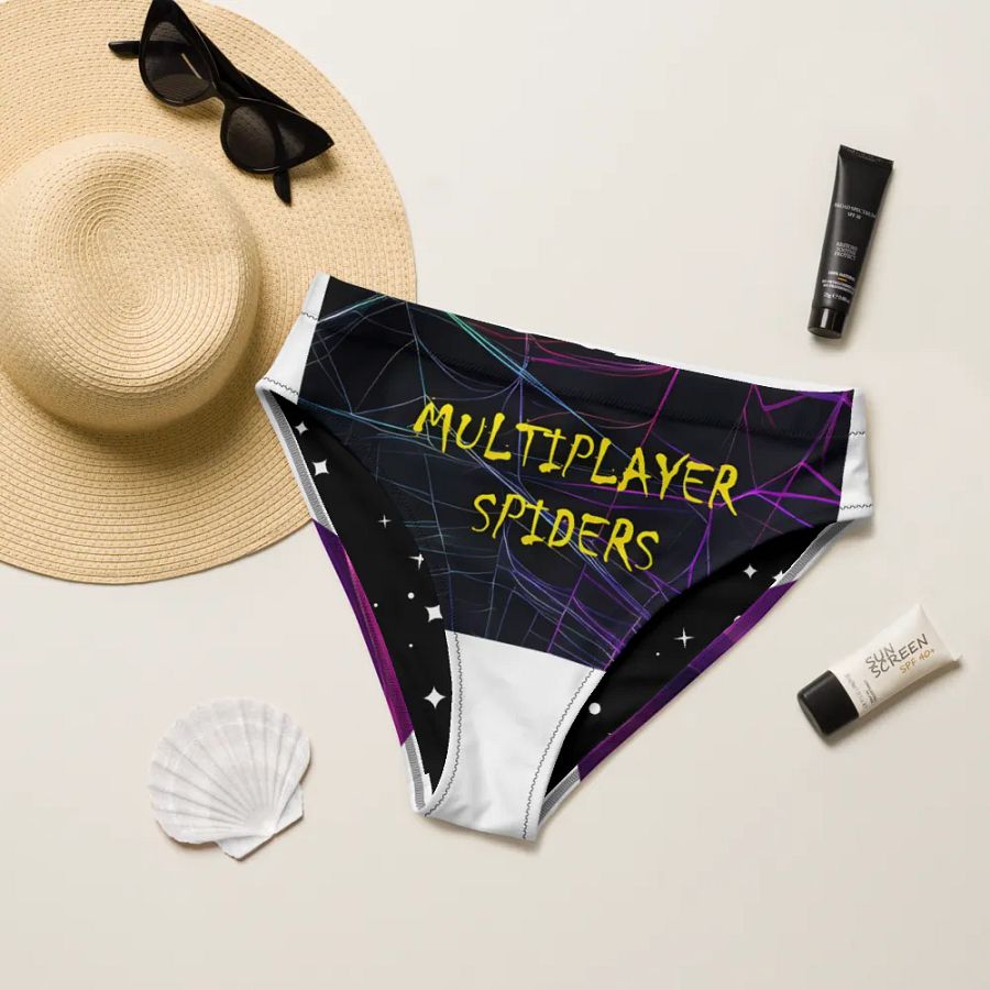 Neon Spider Web Multiplayer Bikini Bottoms product image (8)