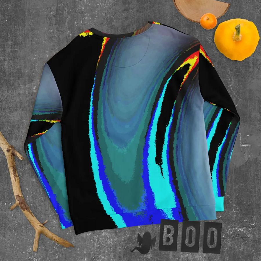 Cool Darker Abstract Swirl Unisex Sweatshirt product image (11)