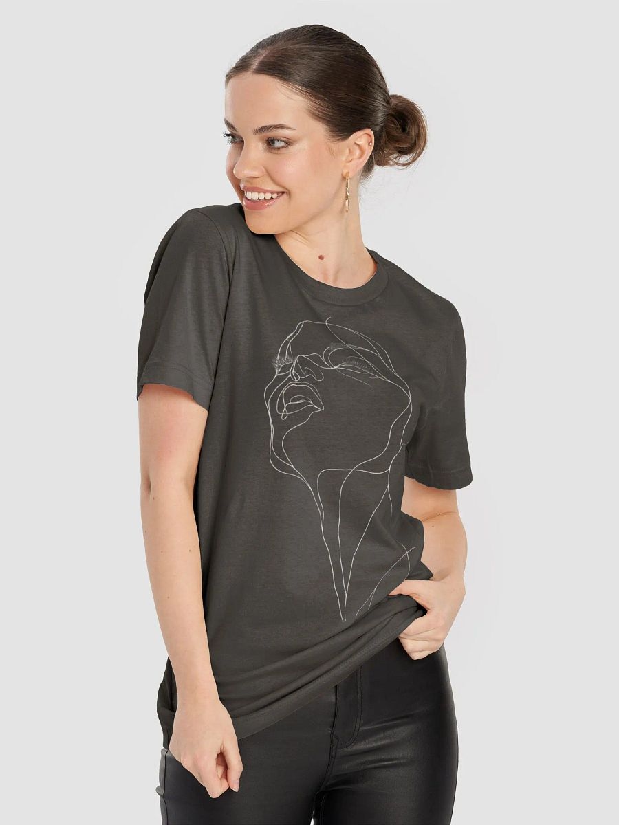 Artistic Line Art Sensual Woman Portrait T-Shirt product image (81)