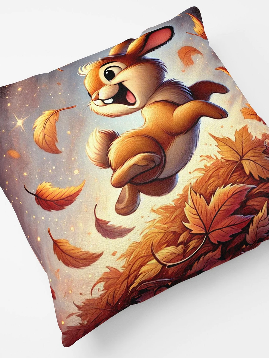 Autumn Leaves Bunny Rabbit Pillow product image (5)