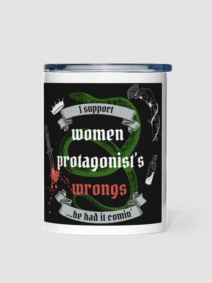 Rebellious Protagonist Empowerment wine tumbler product image (1)