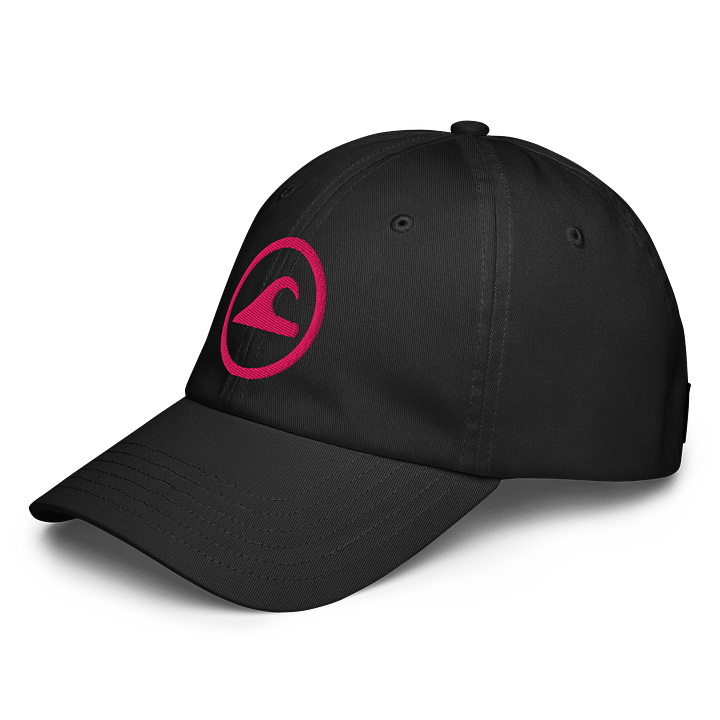 Embroidered Wave Rider Under Armor Dad Hat (Flamingo) product image (2)