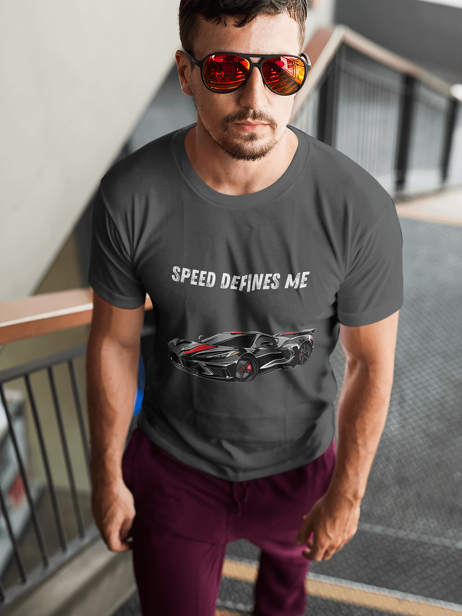 Speed Defines Me - Stylized Car Illustration T-Shirt product image (1)