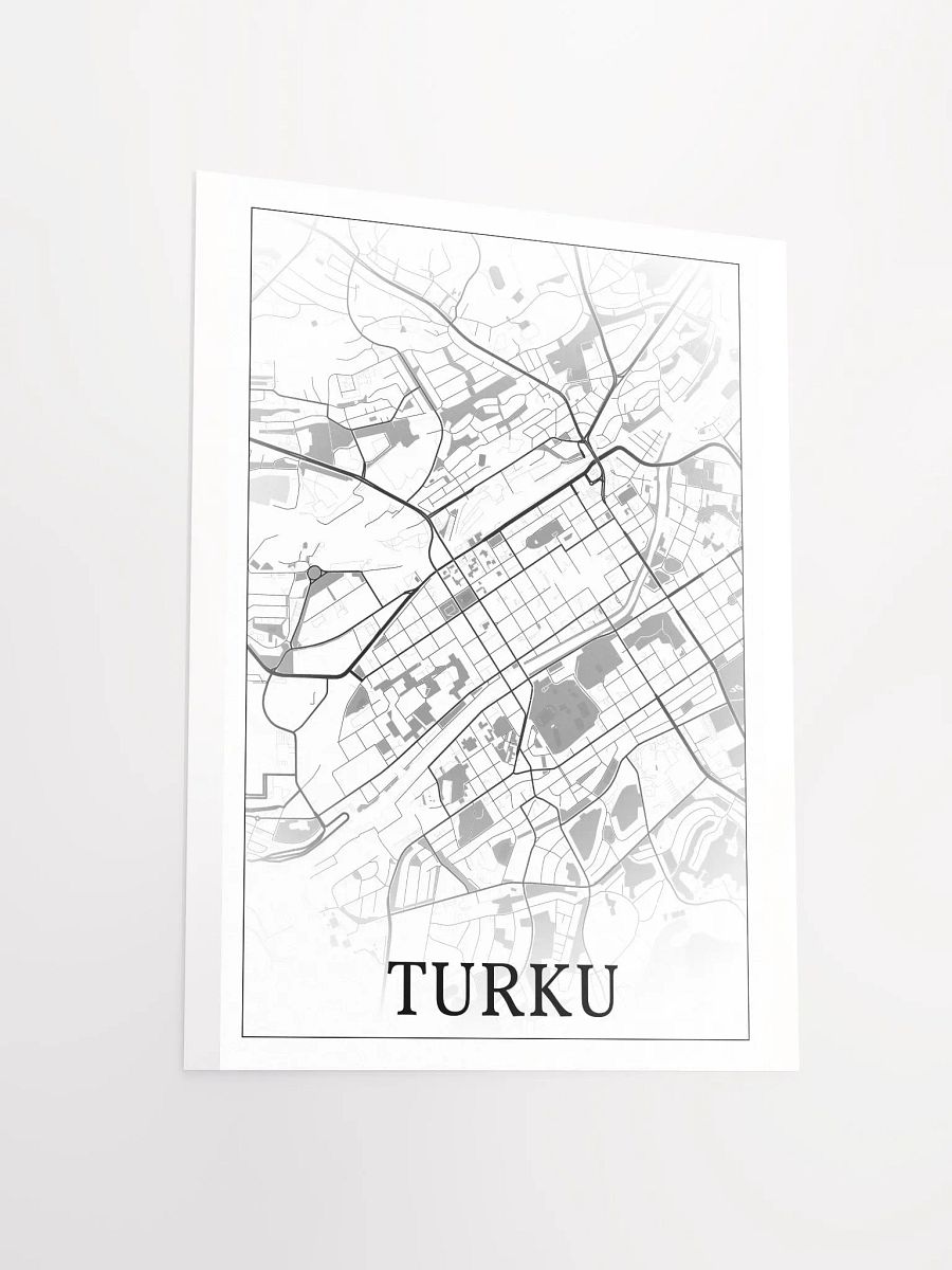 Turku, Finland, city map print product image (15)