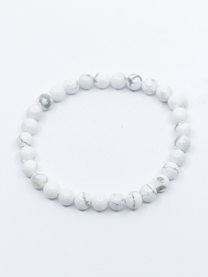 Howlite Bead Bracelet product image (1)