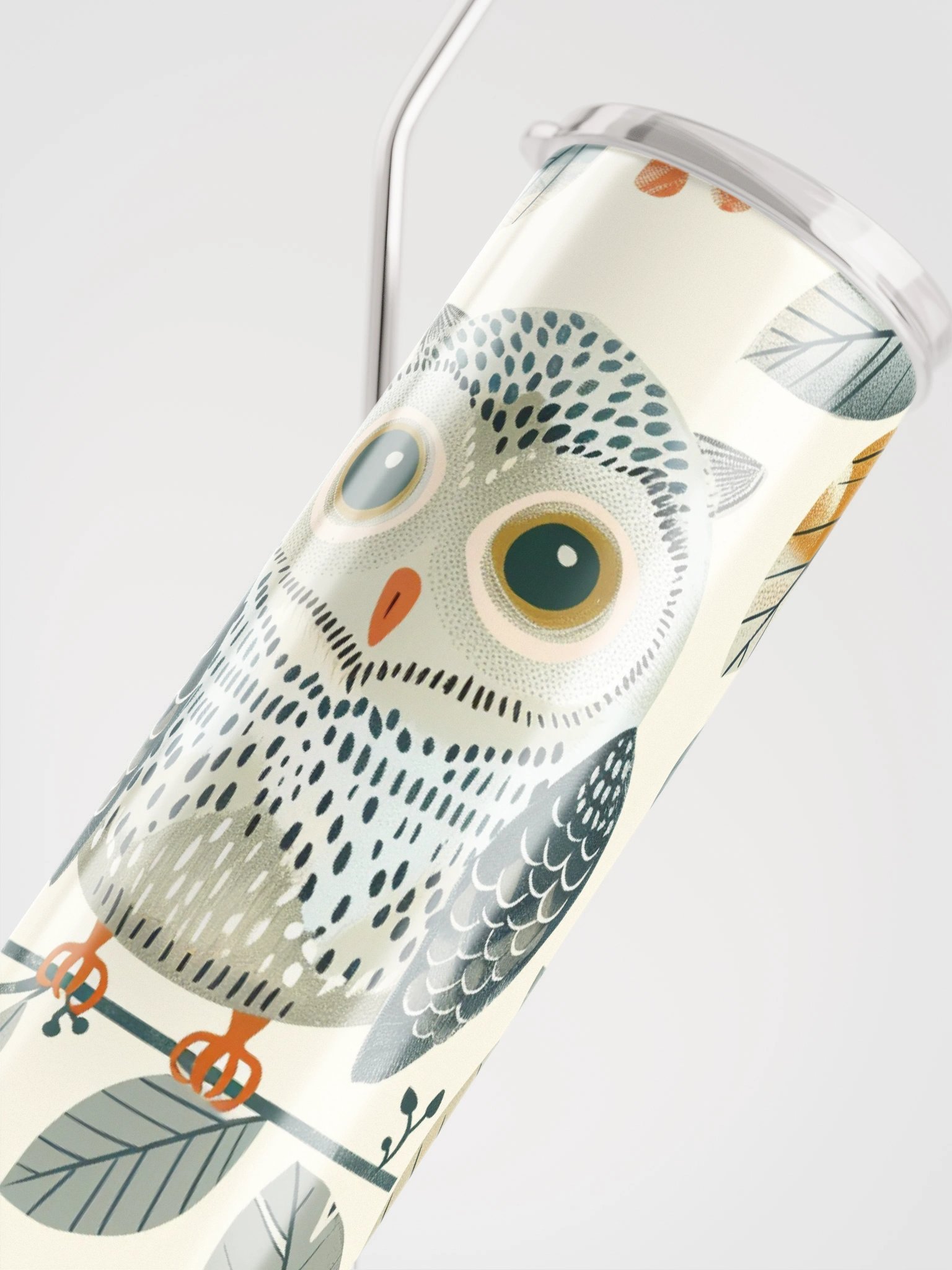 Autumn Owl Stainless Steel Tumbler product image (4)