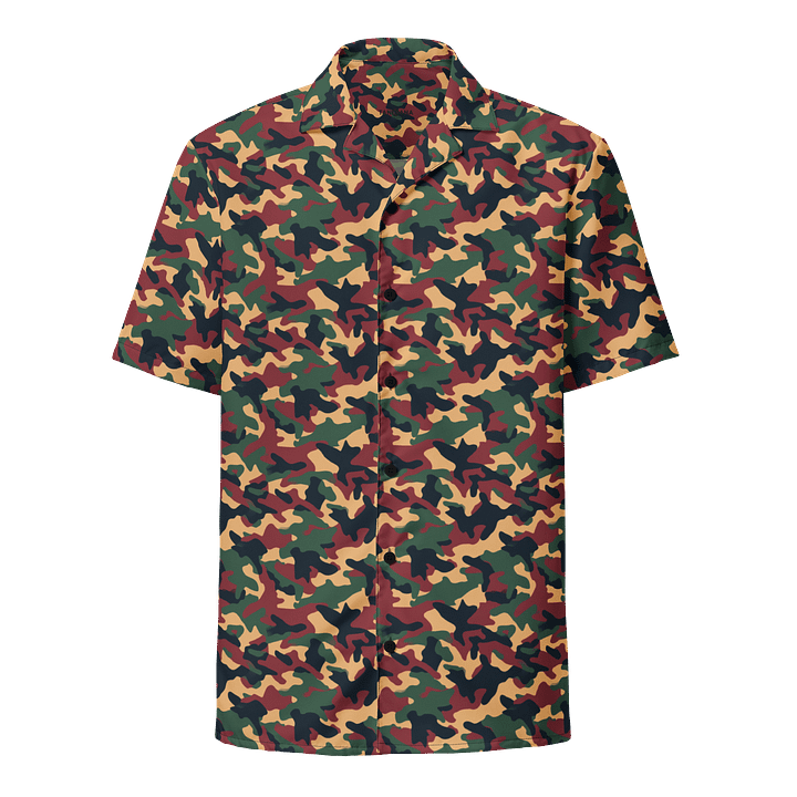 Autumn Camo Men’s Button-Up Shirt product image (1)