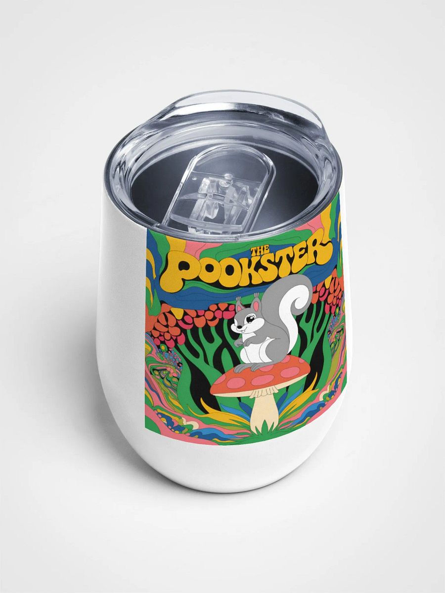 Psychedelic Squirrel Wine Tumbler product image (4)