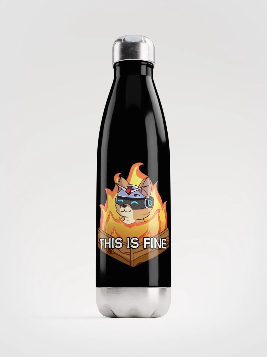 This Is Fine Metal Stainless Steel Water Bottle product image (1)