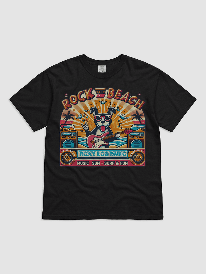 Rock The Beach Roxy Dog Radio T-Shirt Print on Front product image (5)