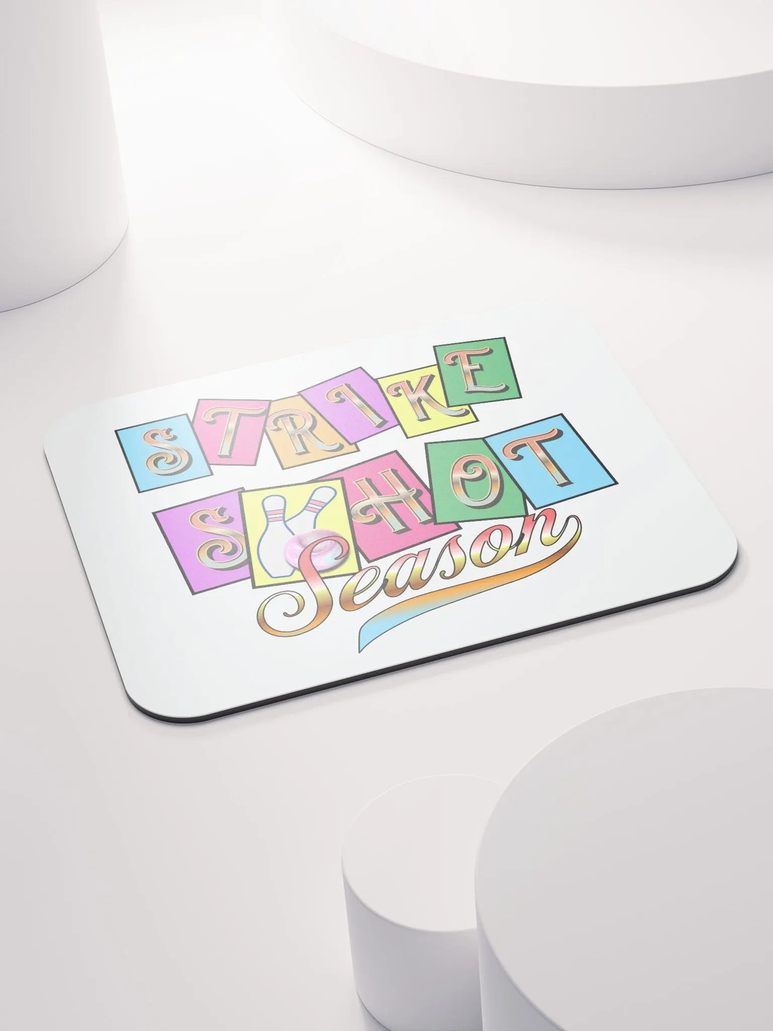 Strike Shot Season Bowling Mouse Pad product image (4)