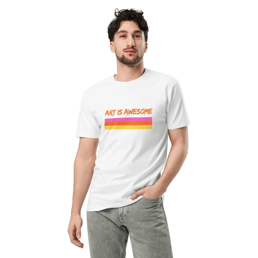 Art Is Awesome Tshirt product image (3)