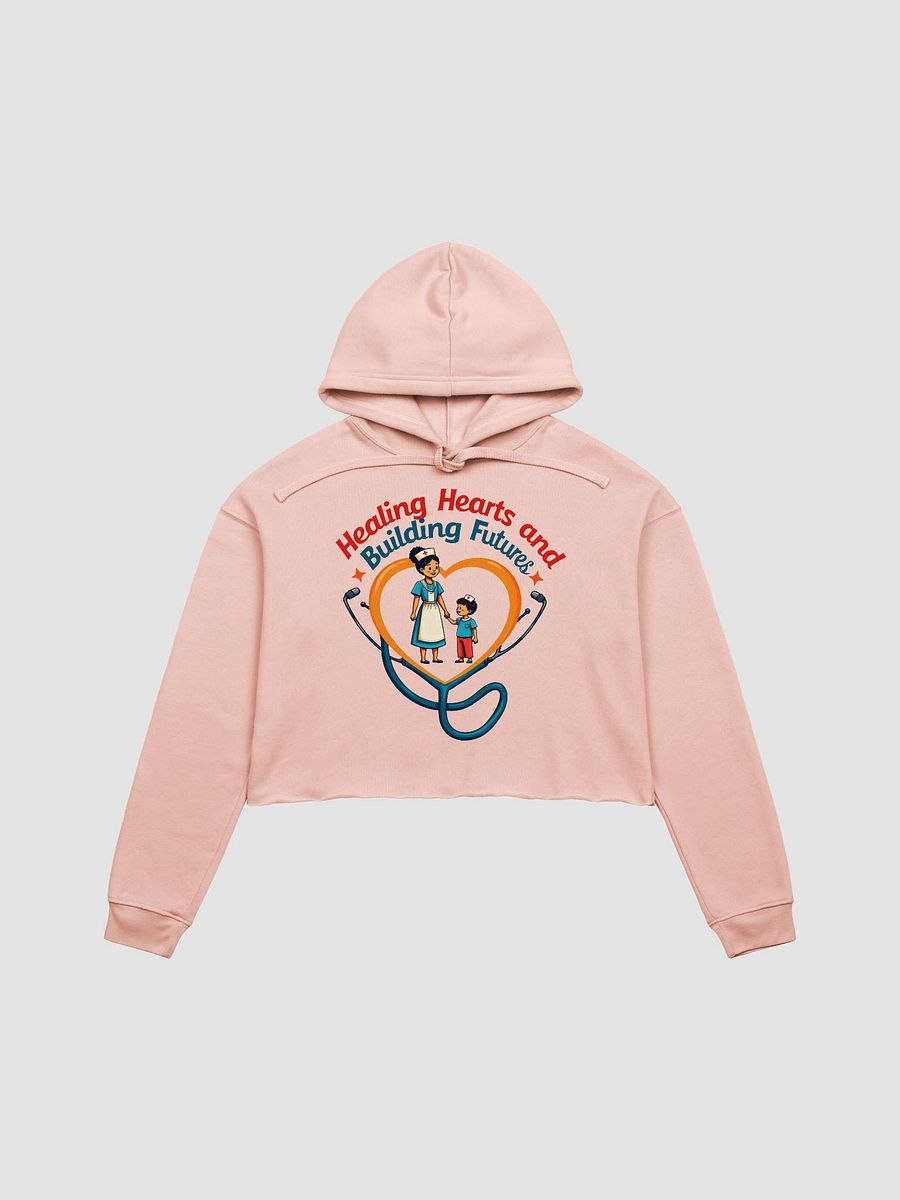 family oriented, Healing Hearts and building future Crop Hoodie product image (5)