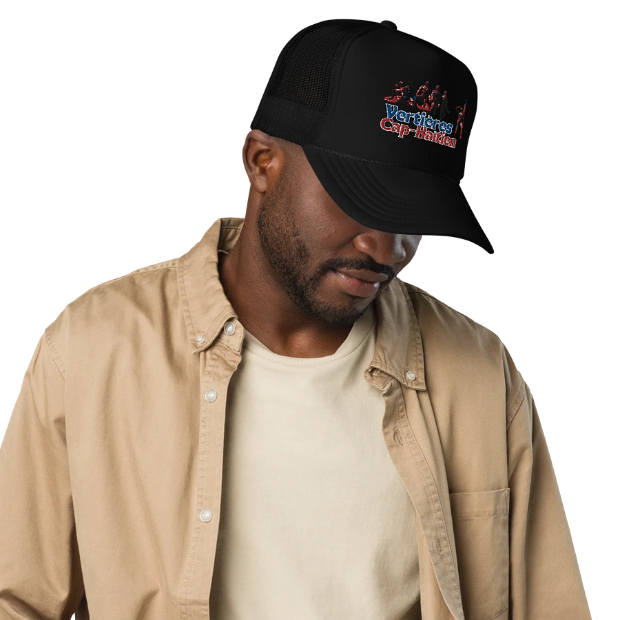 Vertières Cap-Haïtien Foam Trucker Hat product image (13)