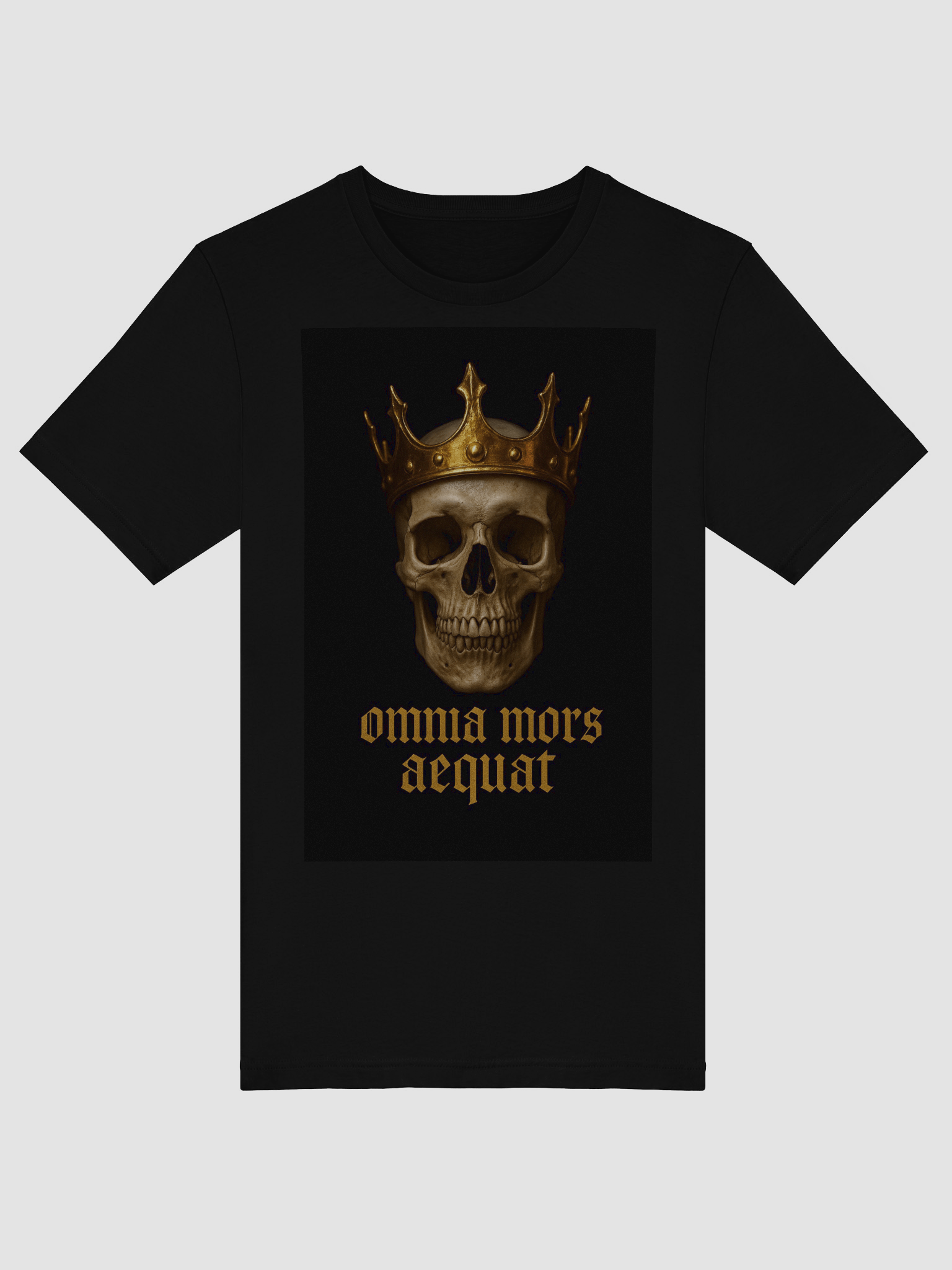OMNIA MORS AEQUAT “Death Makes all things Equal” T-shirt product image (4)