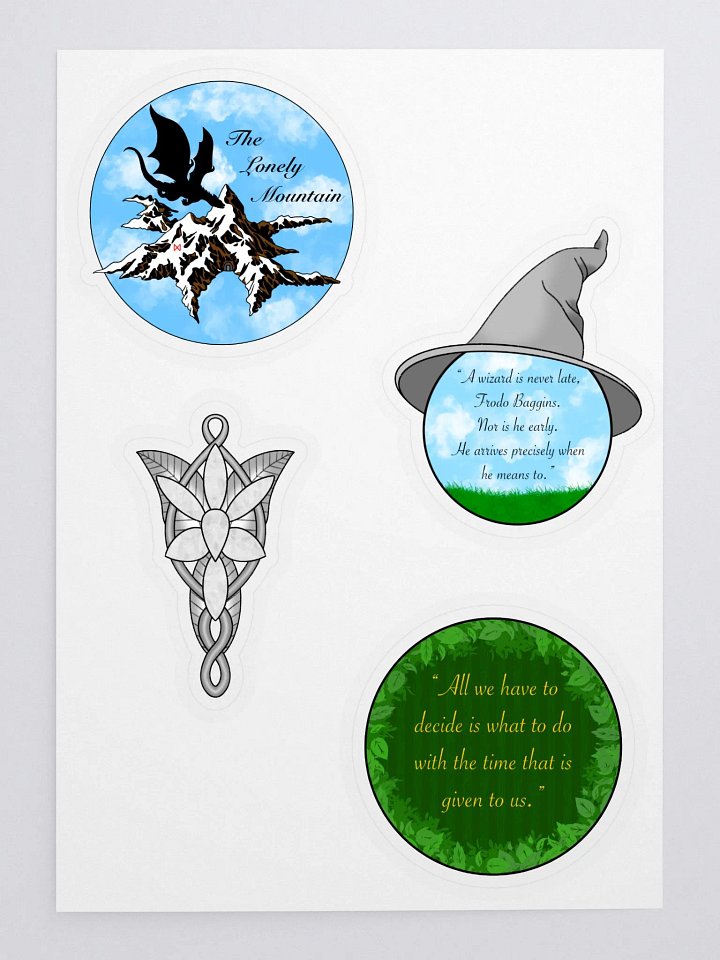 Tolkien Sticker Sheet product image (1)