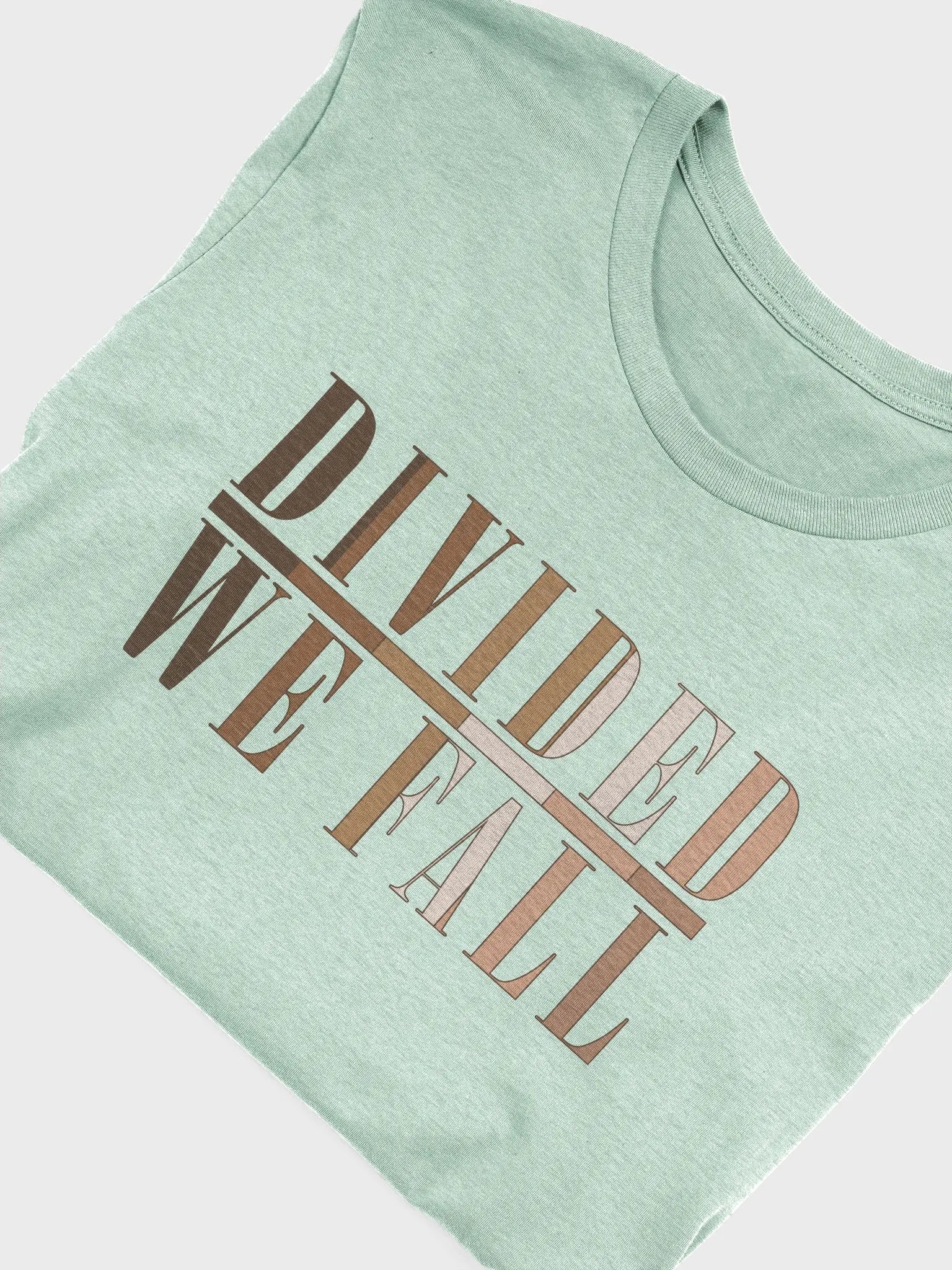 Divided We Fall - Skin Colour Two - Bella+Canvas Supersoft T-Shirt product image (1)