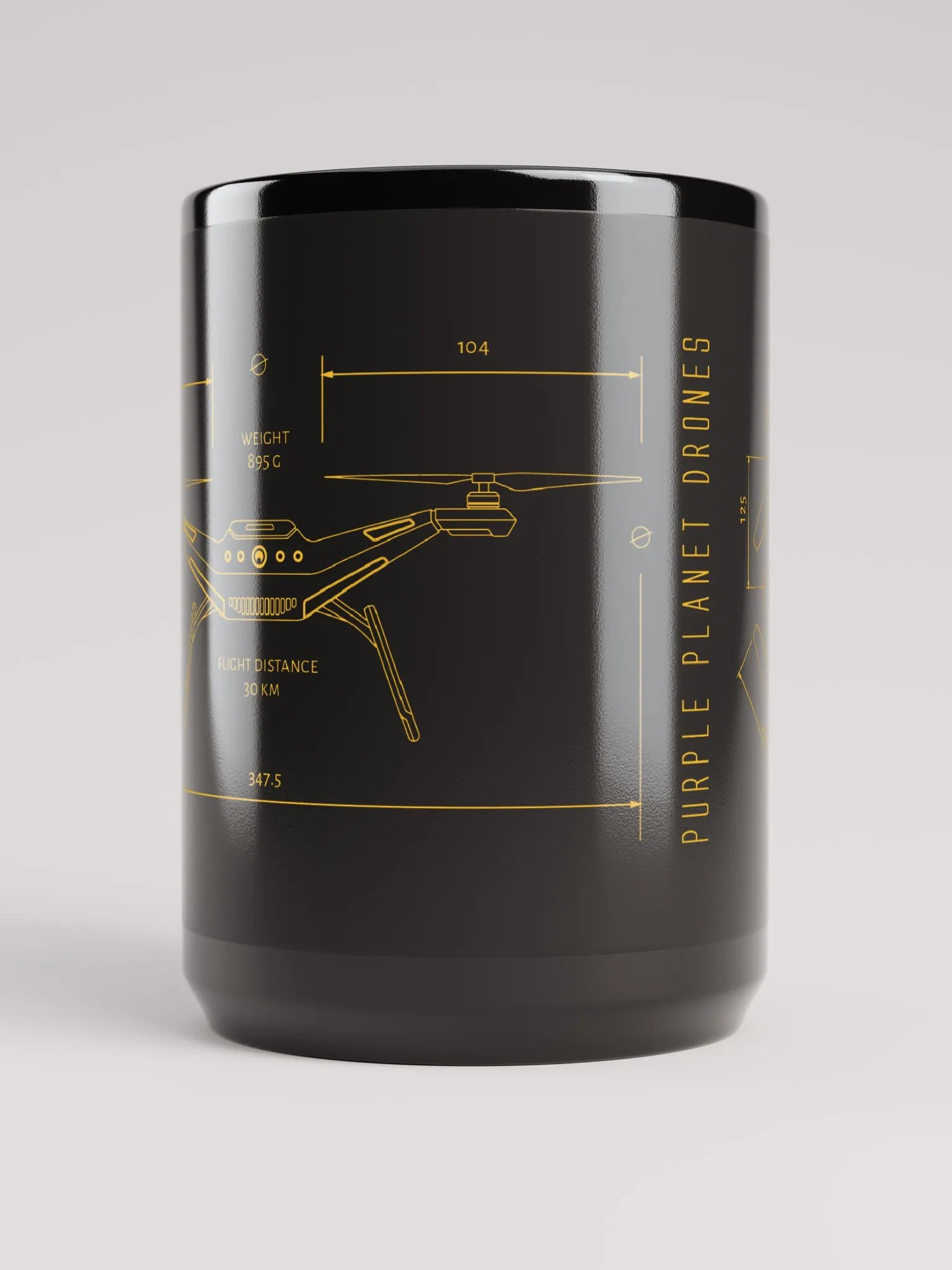 Drone Technical Drawing Mug product image (5)