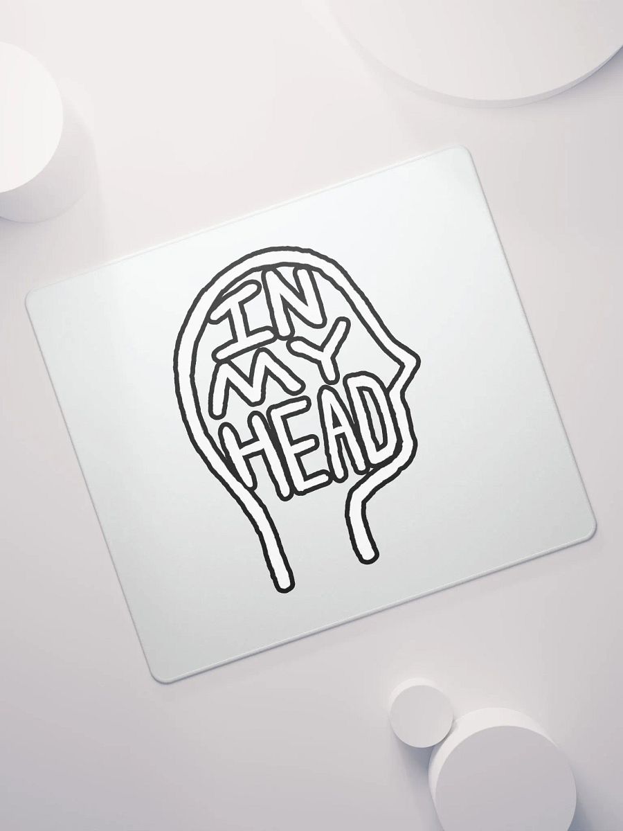 In My Head (lined design, #763D7D) mouse pad product image (7)