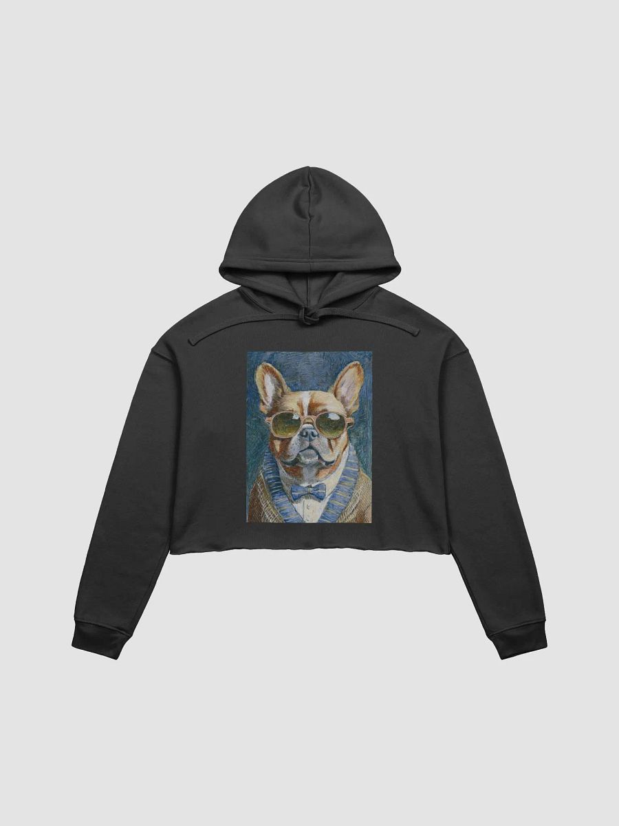 French Bulldog Sunglasses Painting - dogPXL Artistic series Crop Hoodie product image (1)
