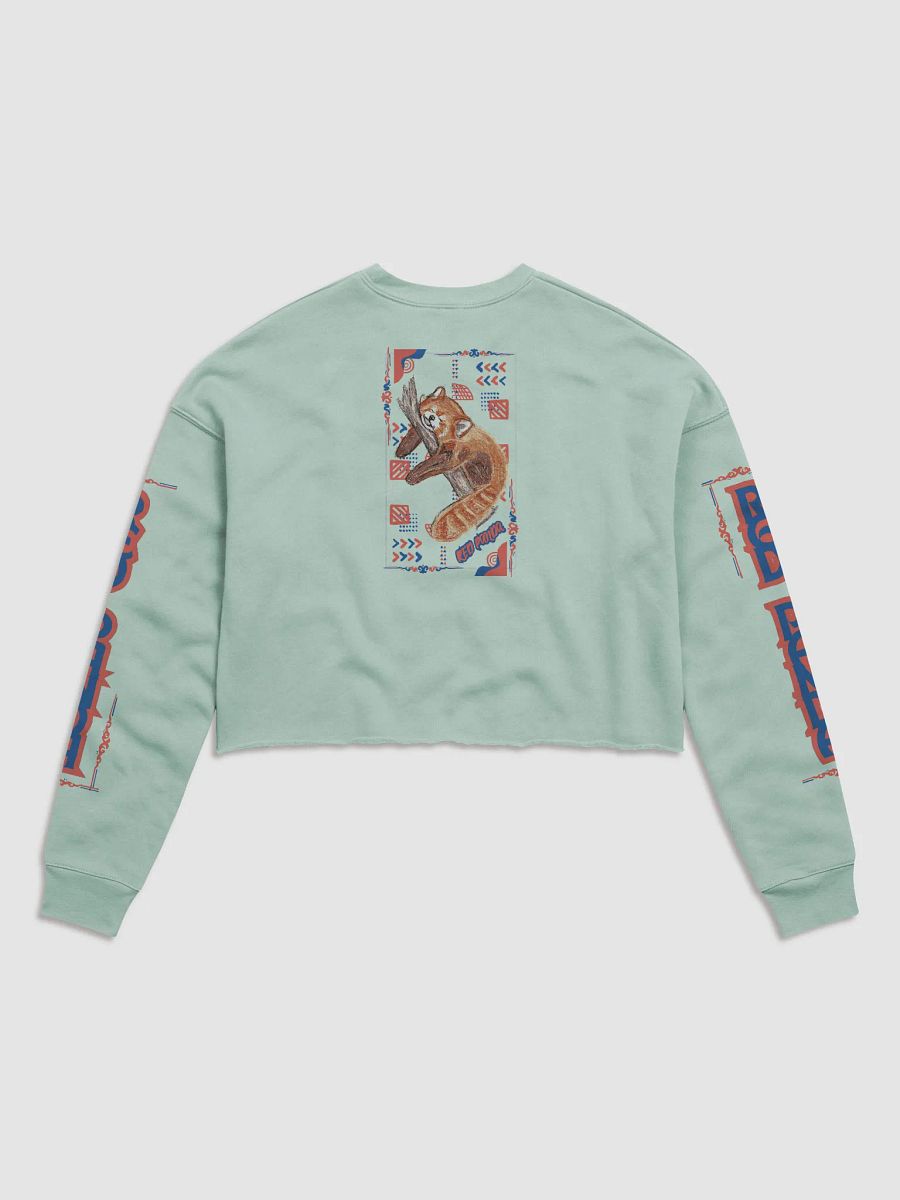 "Zzz" RED PANDA Crop Sweatshirt product image (4)
