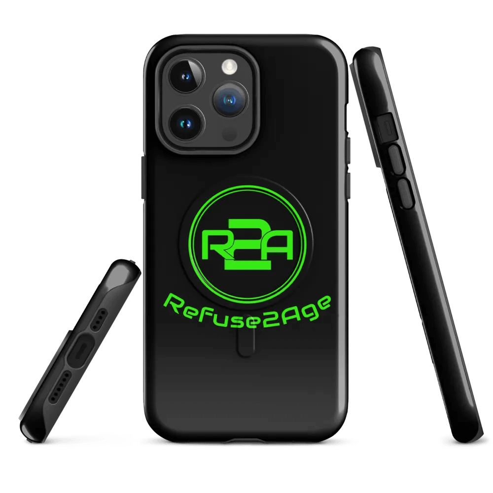 Refuse2Age Original Logo iPhone MagSafe Tough Case product image (1)