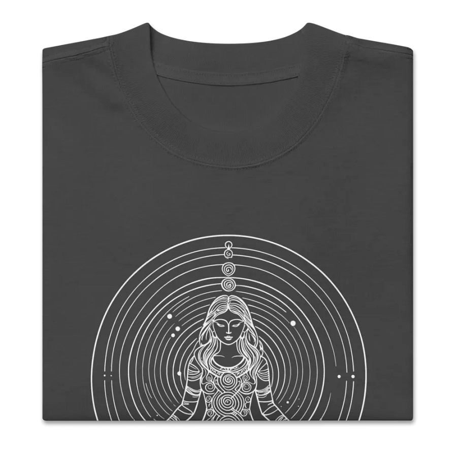 [Meditation 2 - White] Oversized T-Shirt product image (2)