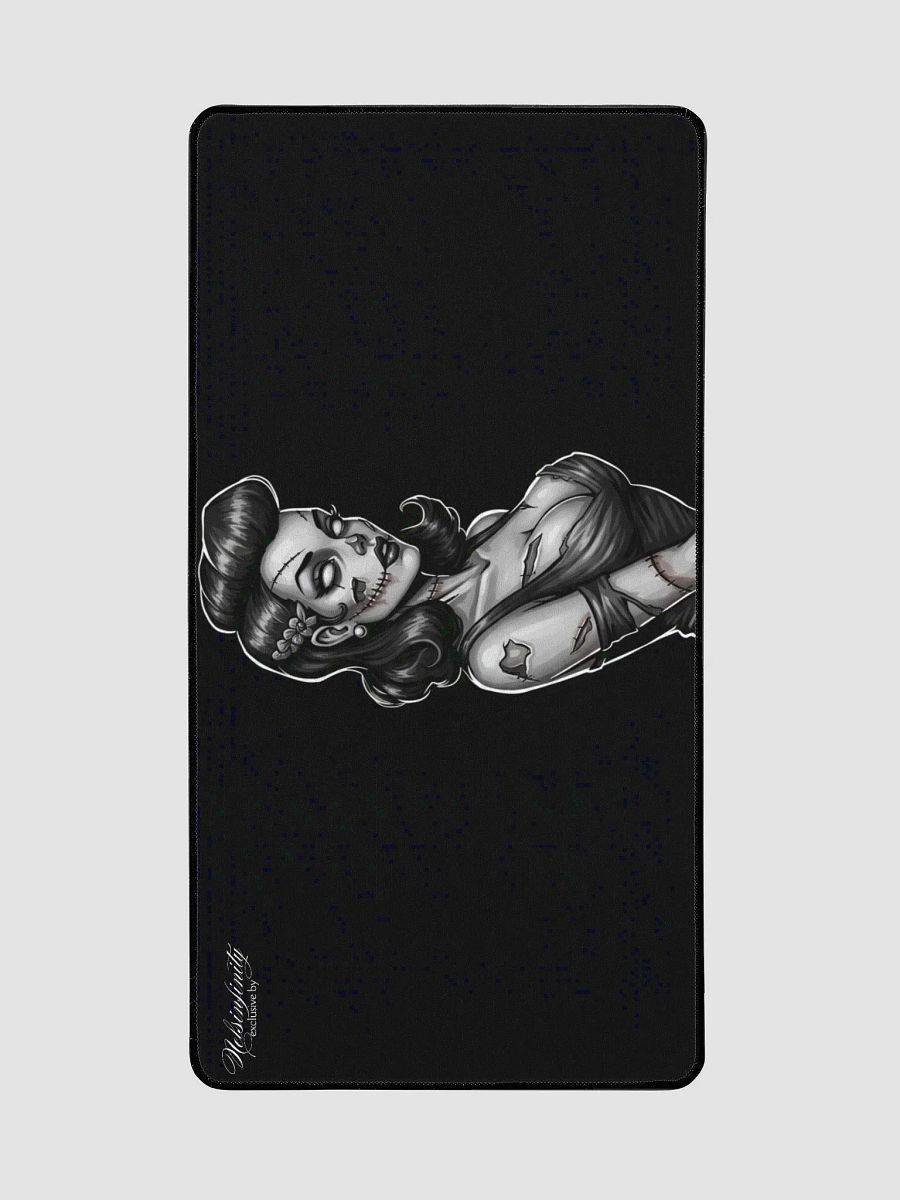 Zombie Pinup 08 Exclusive Black/White Edition Desk Mat product image (2)