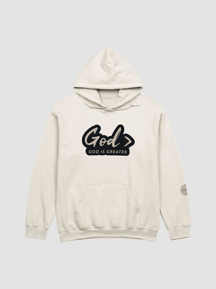 God > HOODIE - (TAN TEXT) product image (4)