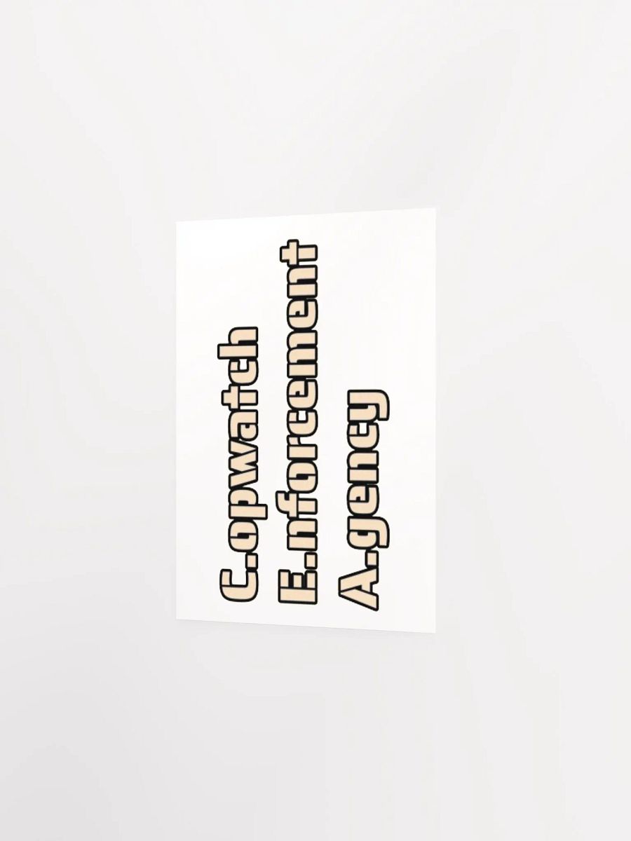COPWATCH ENFORCEMENT AGENCY product image (2)