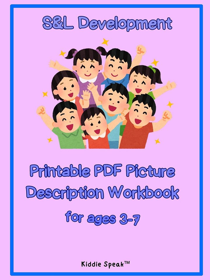Picture Description Worksheets product image (1)