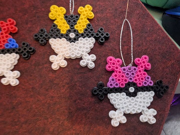 Pokeflake Bead Ornament Set of 4 product image (2)