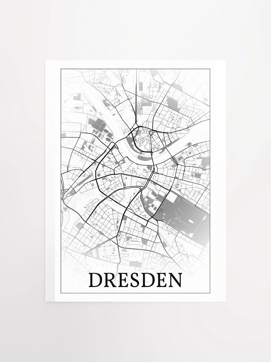 Dresden, Germany, city map print product image (3)