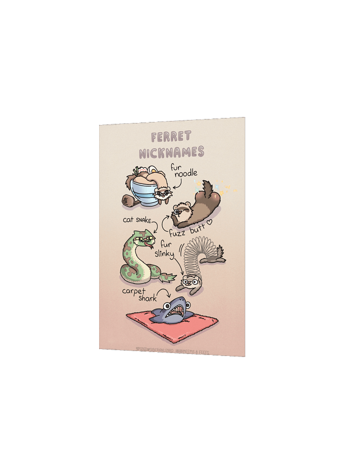 Ferret Nicknames | Bestselling Poster product image (14)