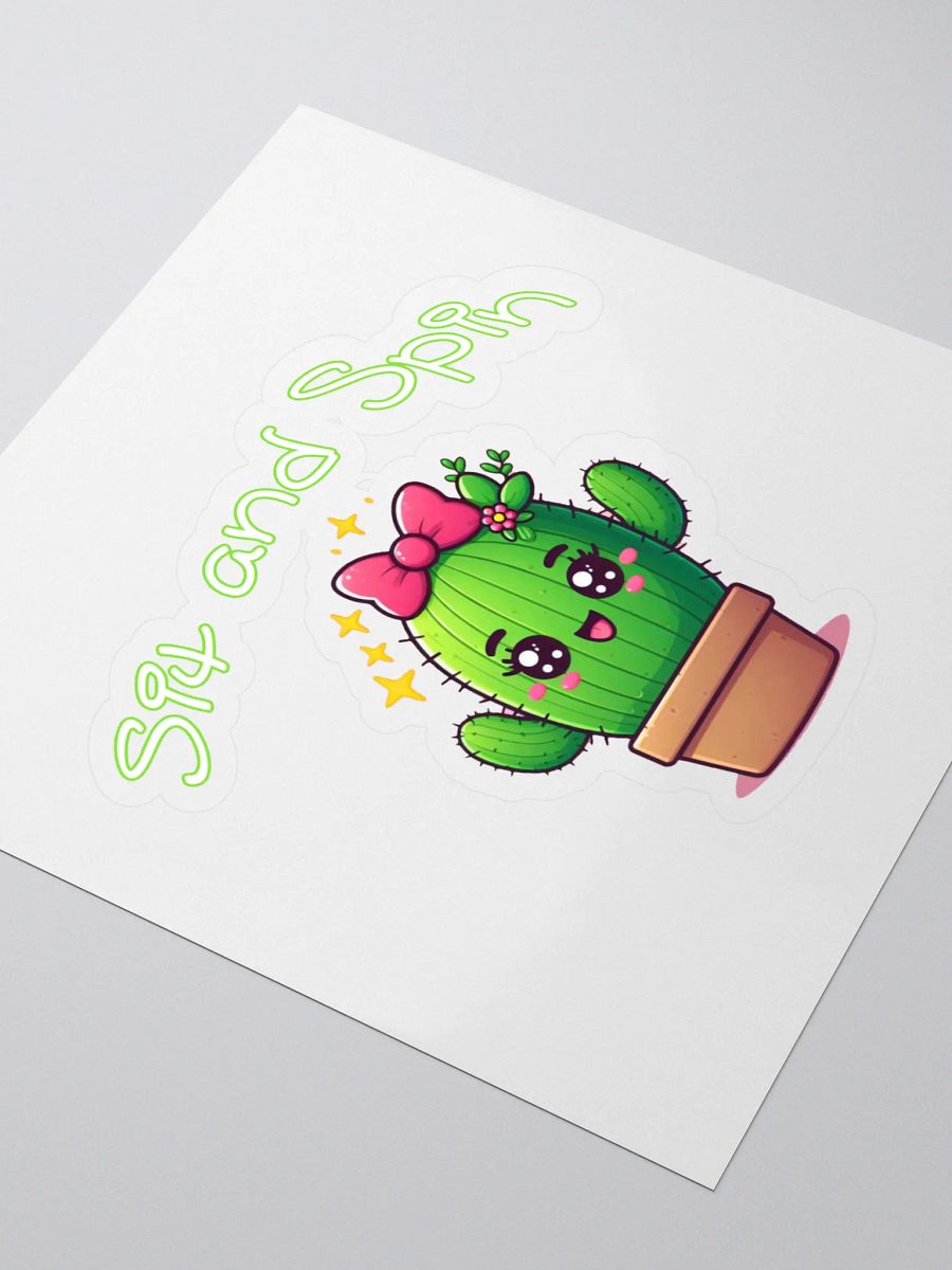 Sit and Spin Sticker product image (3)