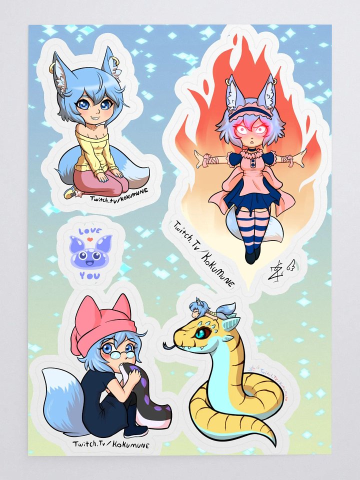 Kokumune Sticker Sheet 