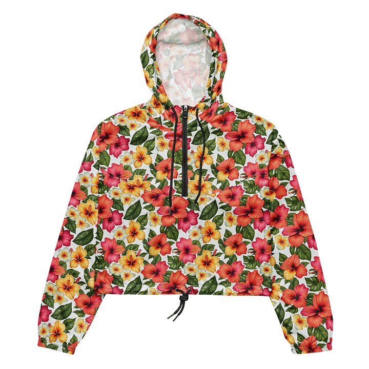 Hibiscus Haven Women's Windbreaker product image (2)