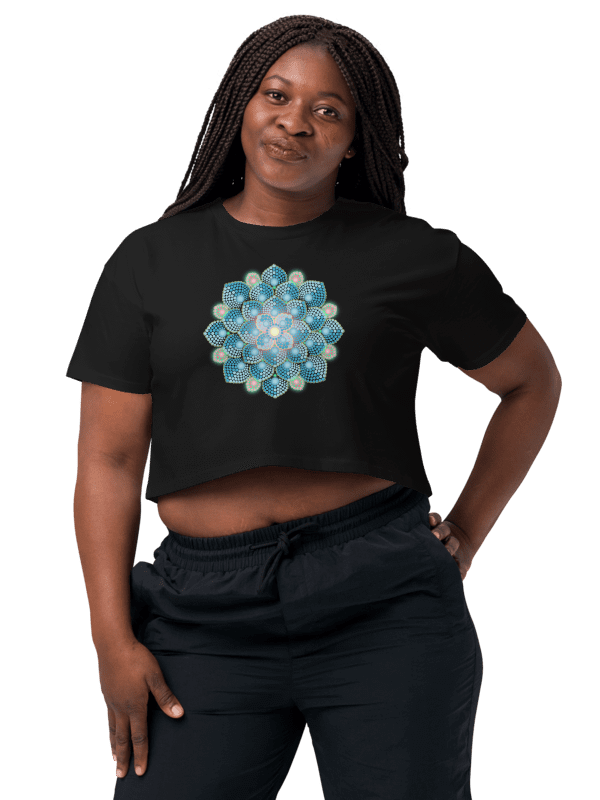 Summer Rain Mandala Women's Crop Top product image (5)