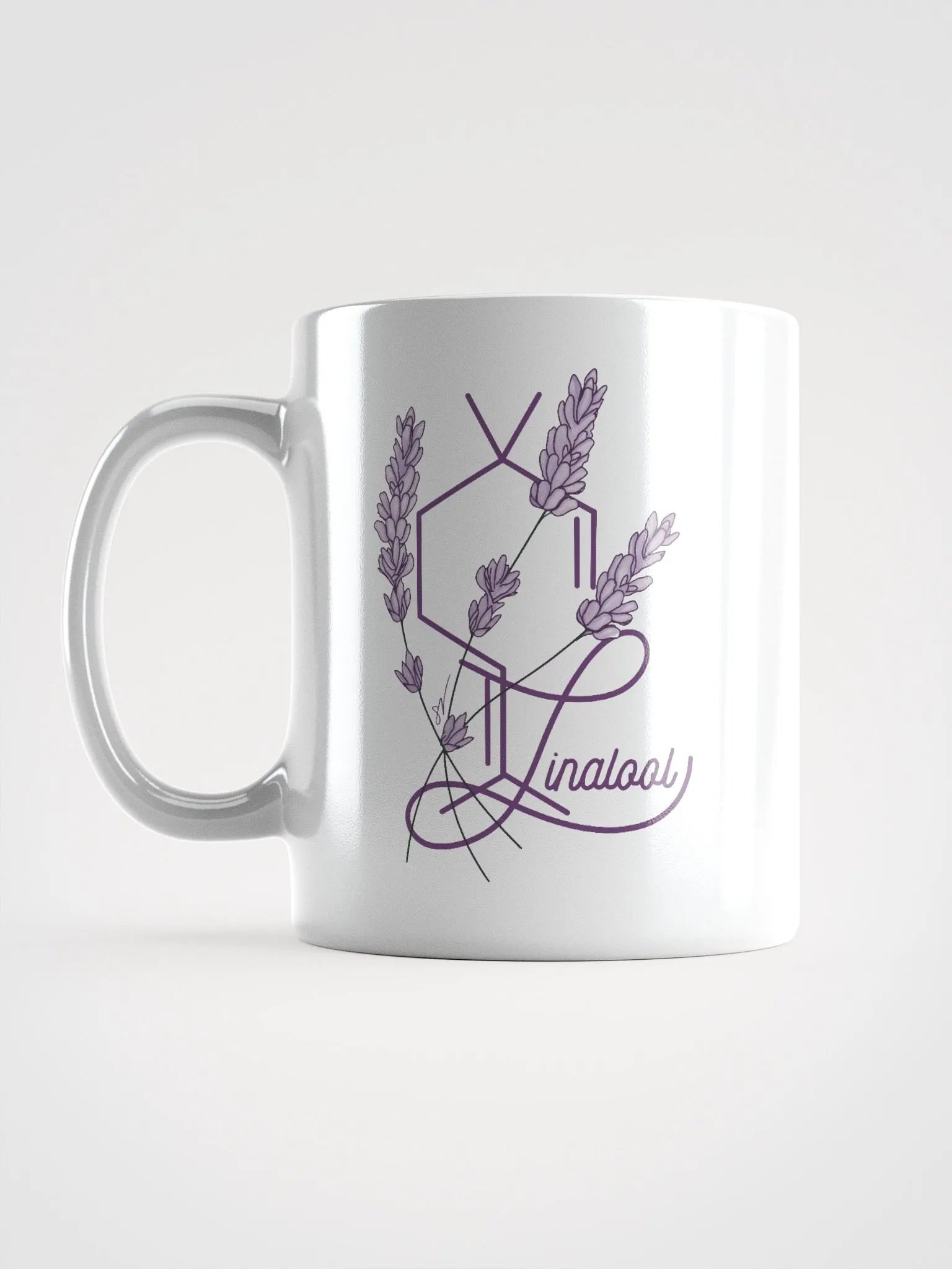 Lavender Linalool Watercolor Ceramic Mug product image (12)